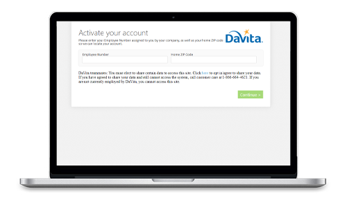 DaVita-MarketPlace-member-login-steps