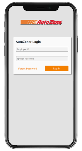 mobile screenshot of steps to register for AutoZoner Discount Program