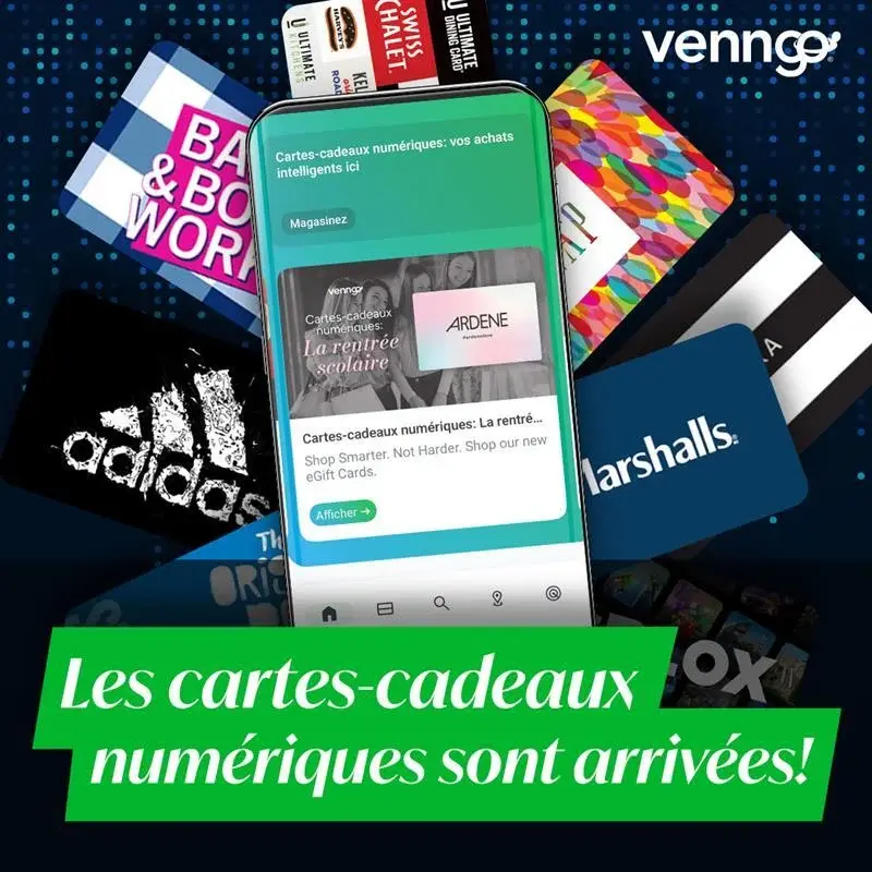 Venngo dévoile ses cartes-cadeaux numériques à prix réduit : une initiative stratégique pour renforcer l’engagement des utilisateurs et accélérer la croissance de sa plateforme.